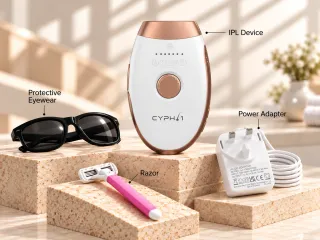 CYPH/1 IPL device with included accessories